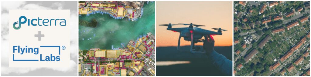 The Picterra AI-platform will enable the Flying Labs to easily detect and extract objects from aerial images and transform them into a variety of geospatial information products.