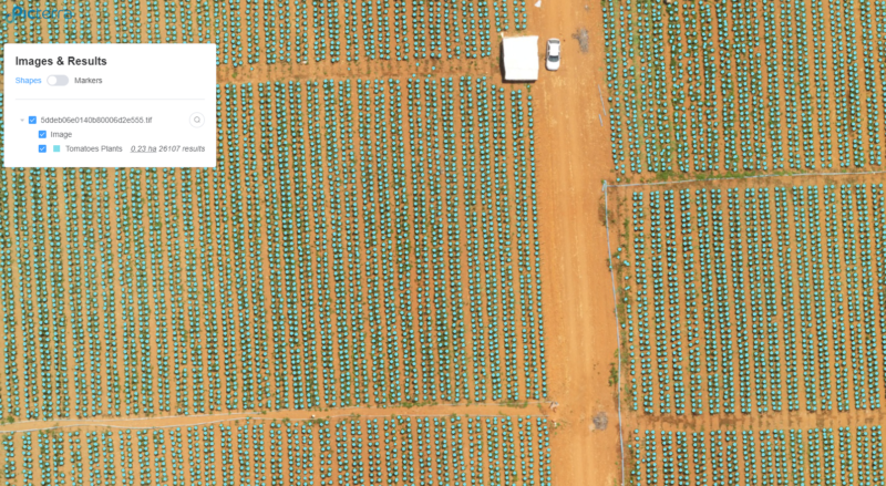 precision agriculture - example of counting tomatoes